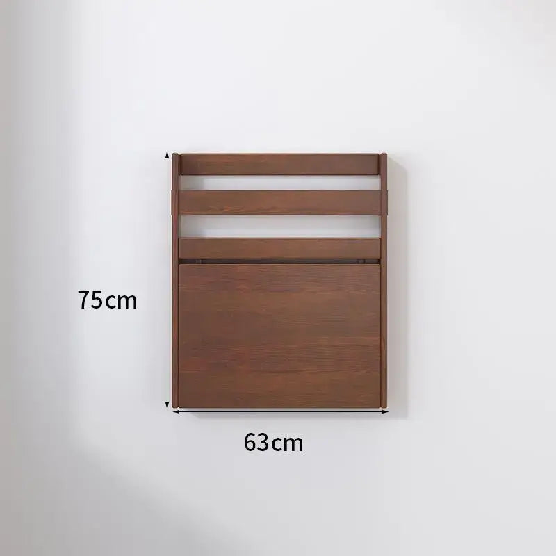 Brown Foldable Corner Desk