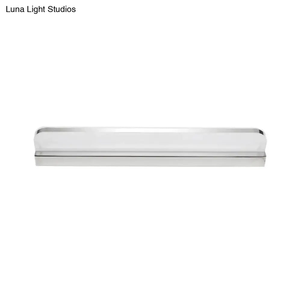 Chrome LED Vanity Light Seven Size Options