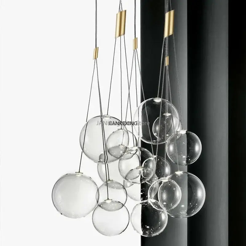 Glass Bubble Pendant Light