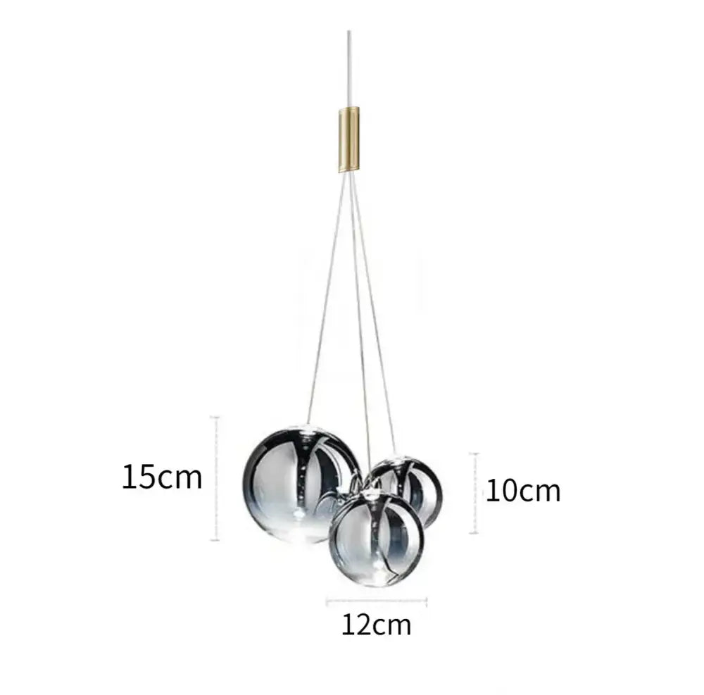 Glass Bubble Pendant Light