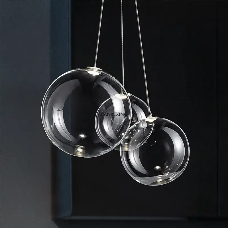 Glass Bubble Pendant Light