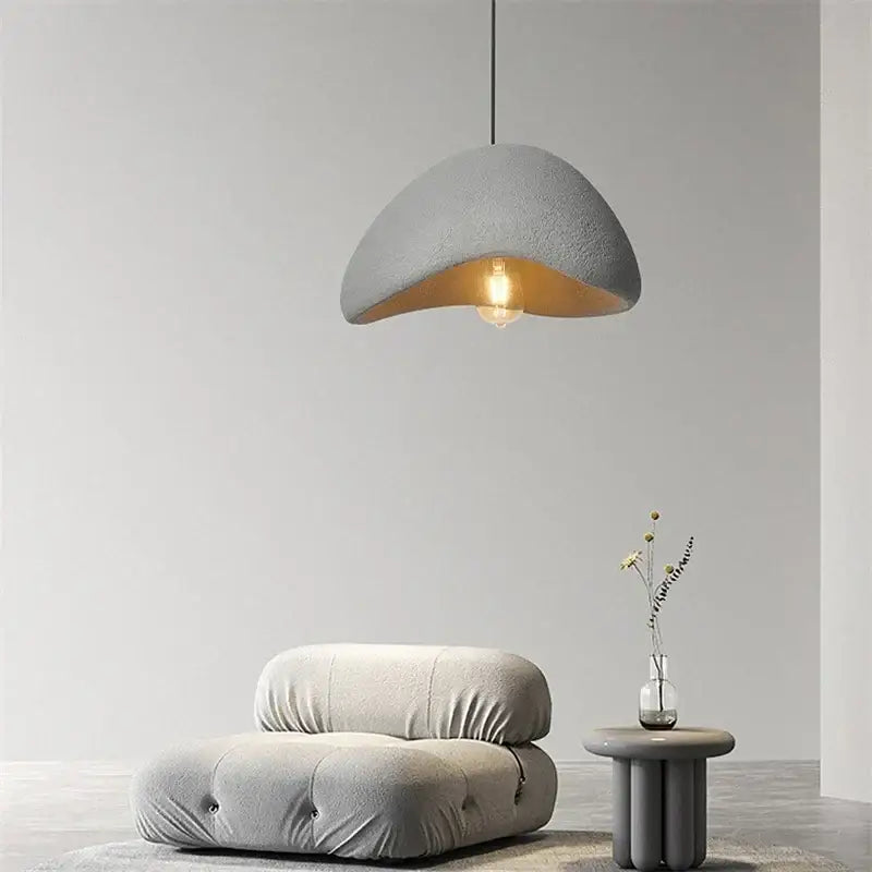 Concrete Cobblestone Pendant Light