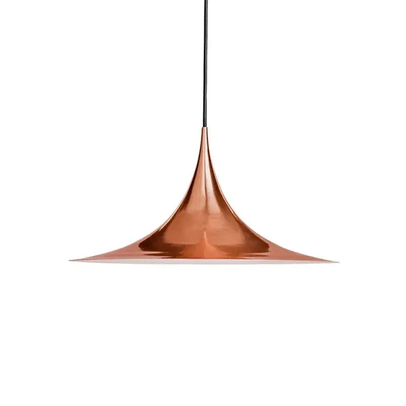 Copper Horn Chandelier