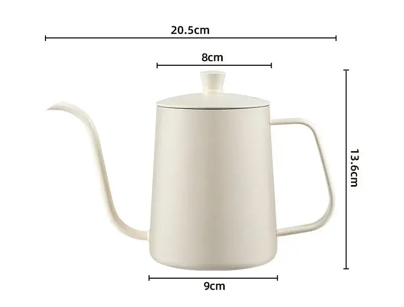 Cream Stainless Coffee Kettle