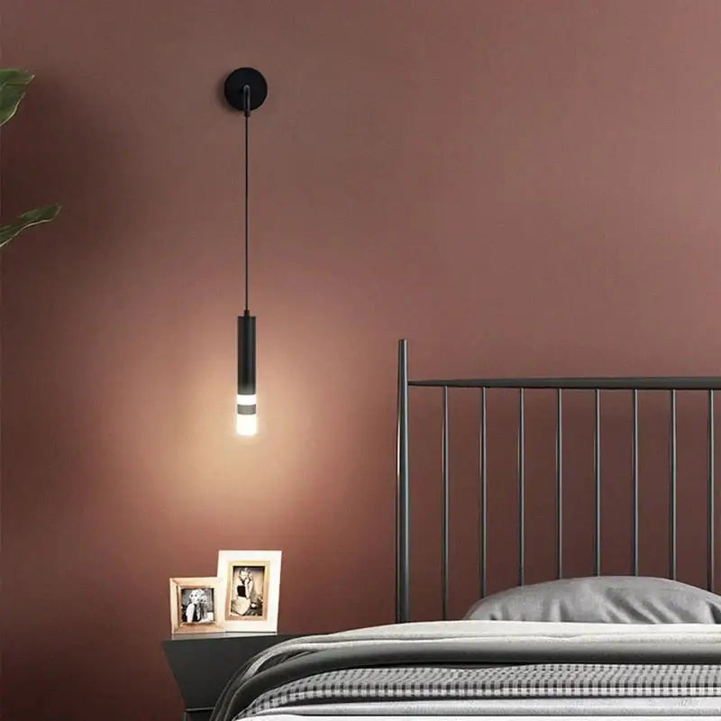 Black Gold Bedside Wall Lamp