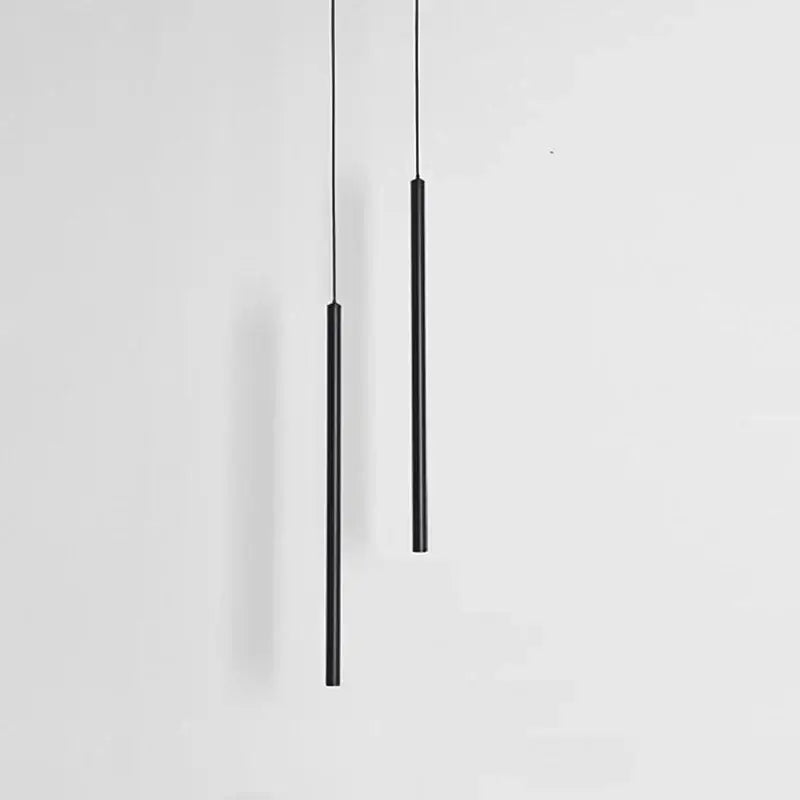 Black Slim LED Pendant