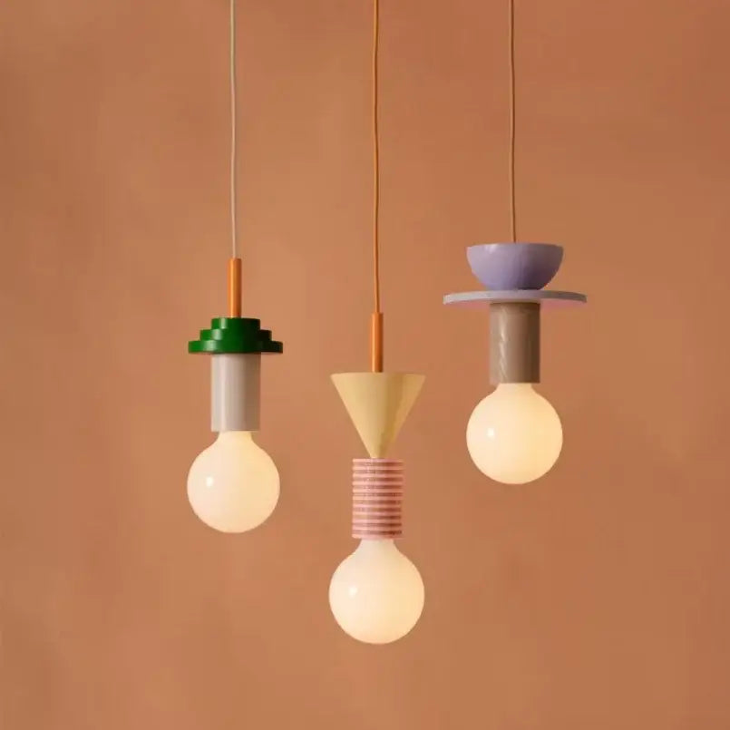 Wood Ceramic Pendant Light
