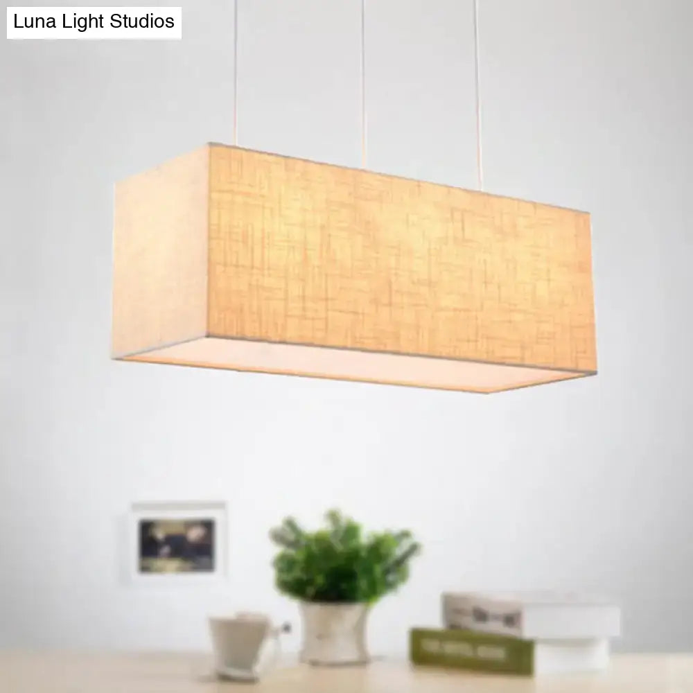 Flaxen Rectangle Pendant Light
