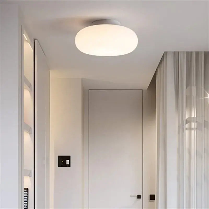 White Glass Pendant Lamp