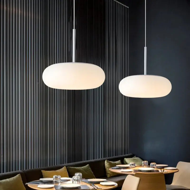 White Glass Pendant Lamp