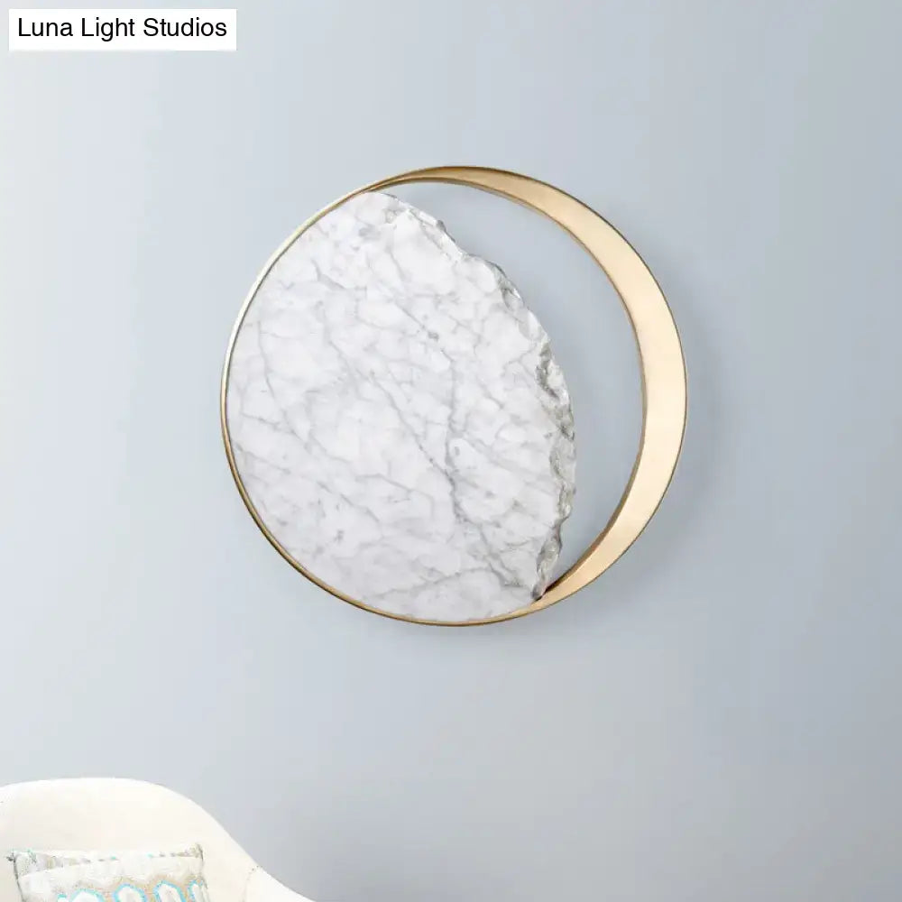Gold Moon Wall Lamp