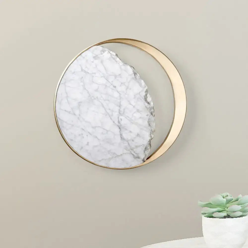 Gold Moon Wall Lamp