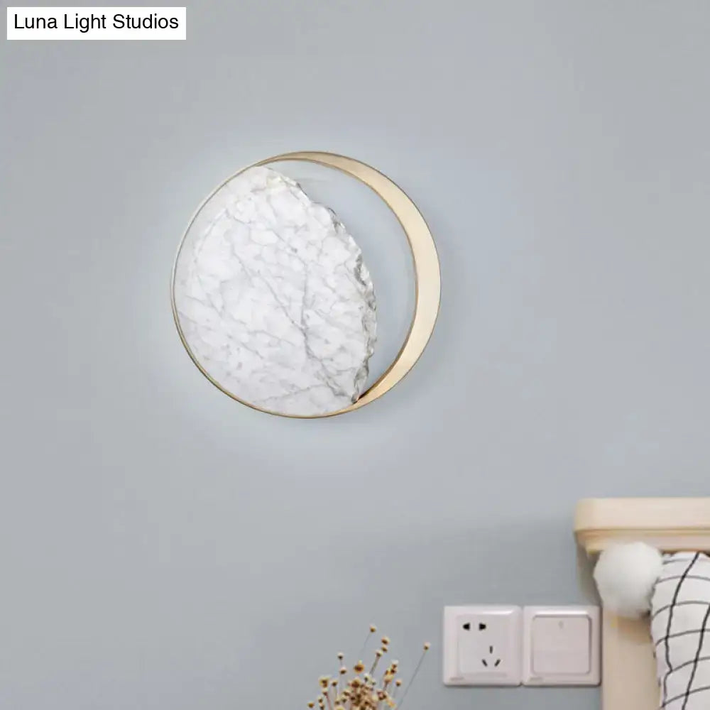 Gold Moon Wall Lamp