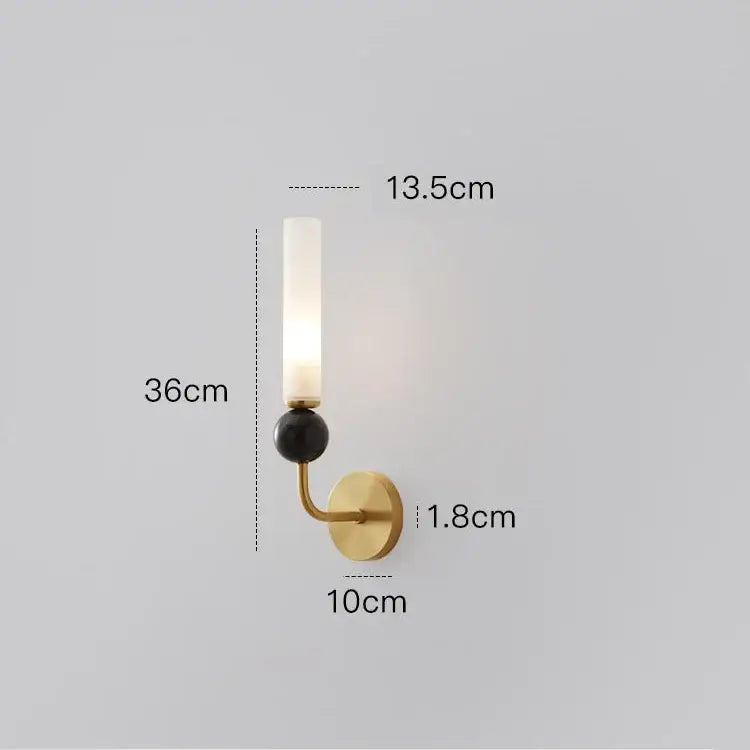 Gold Copper Wall Sconce