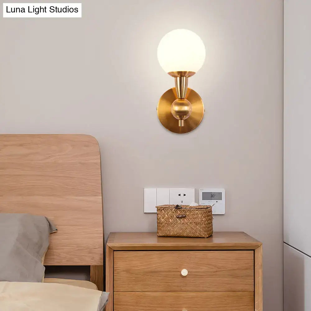Gold Hand Blown Sconce