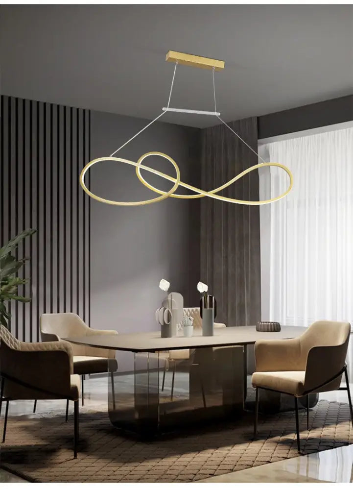 Gold Infinity Island Light