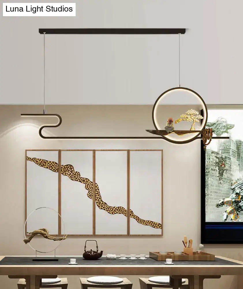 Gold Linear Ceiling Light