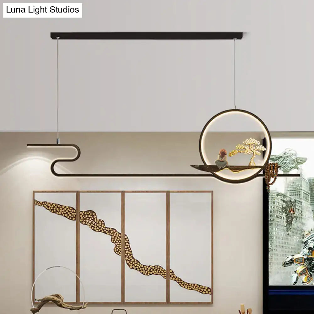 Gold Linear Ceiling Light