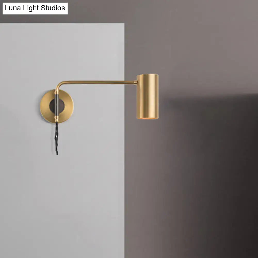 Gold Metal Bedside Spotlight