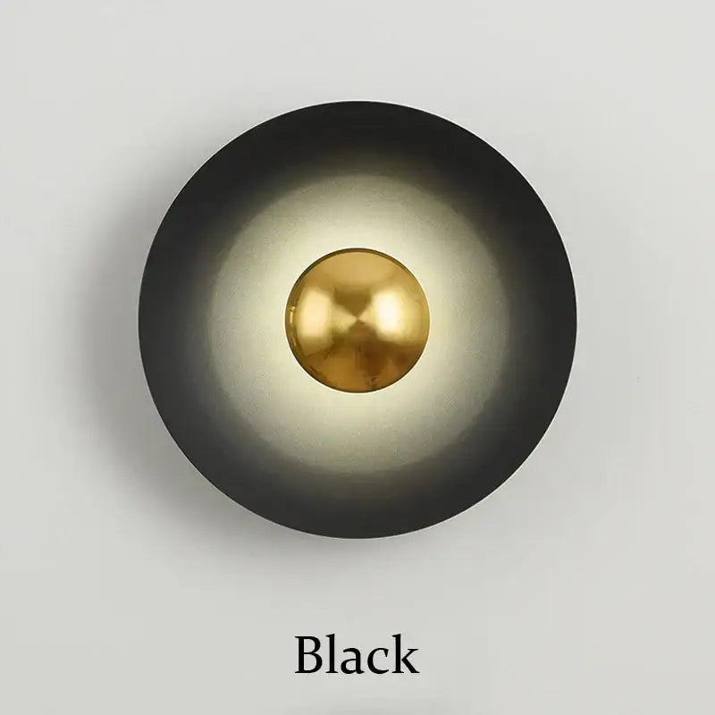 Golden Macaron Wall Lamp