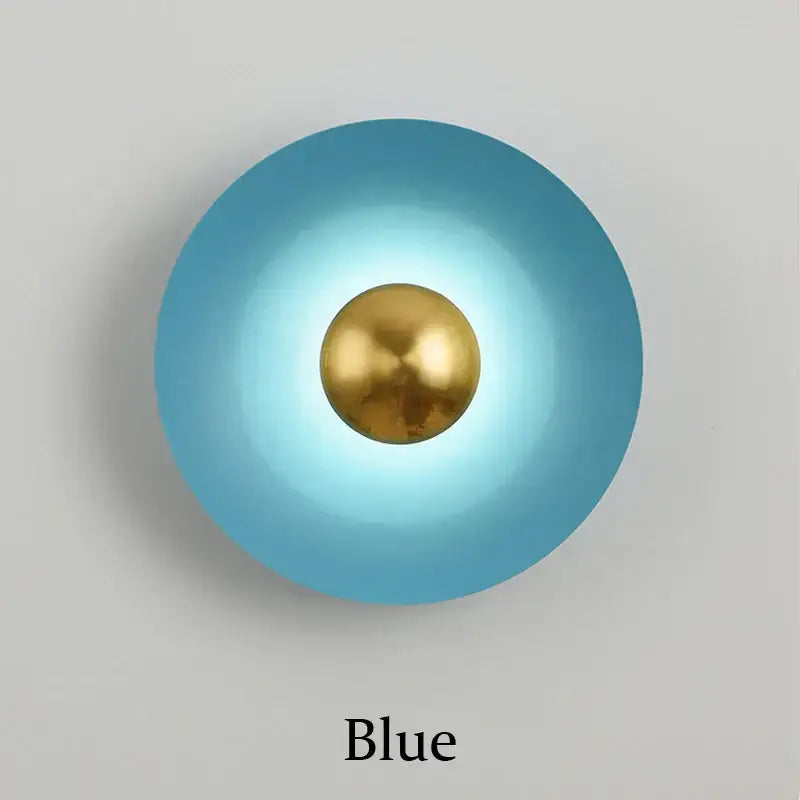 Golden Macaron Wall Lamp