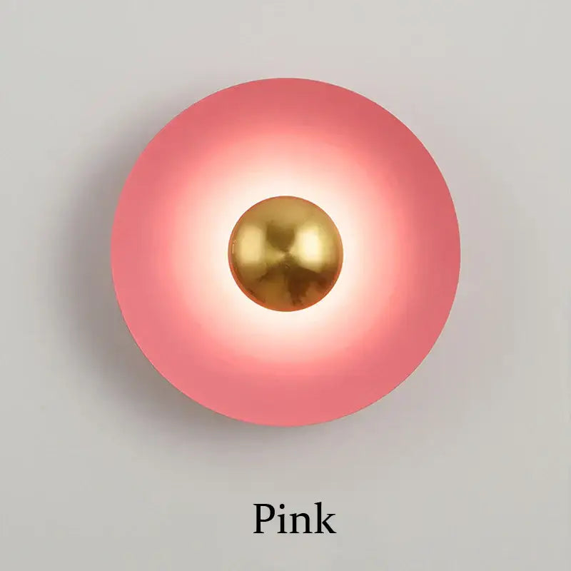 Golden Macaron Wall Lamp