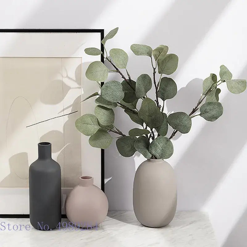 Charcoal Ceramic Vase