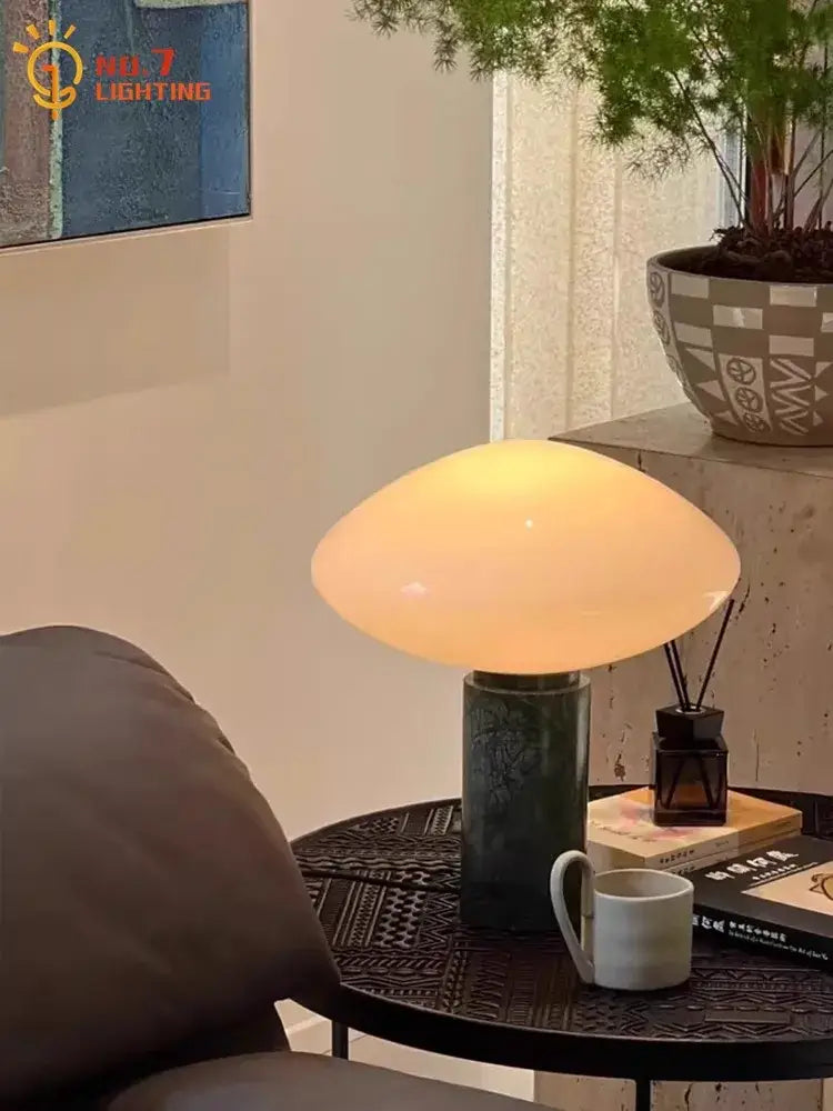 Green Marble Table Lamp