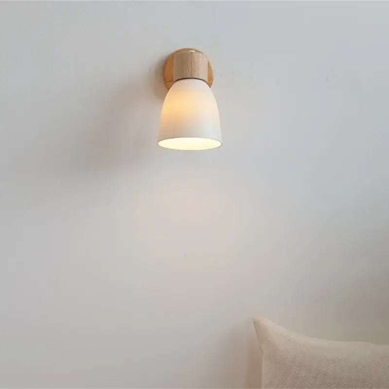 Iron Wood Wall Lamp