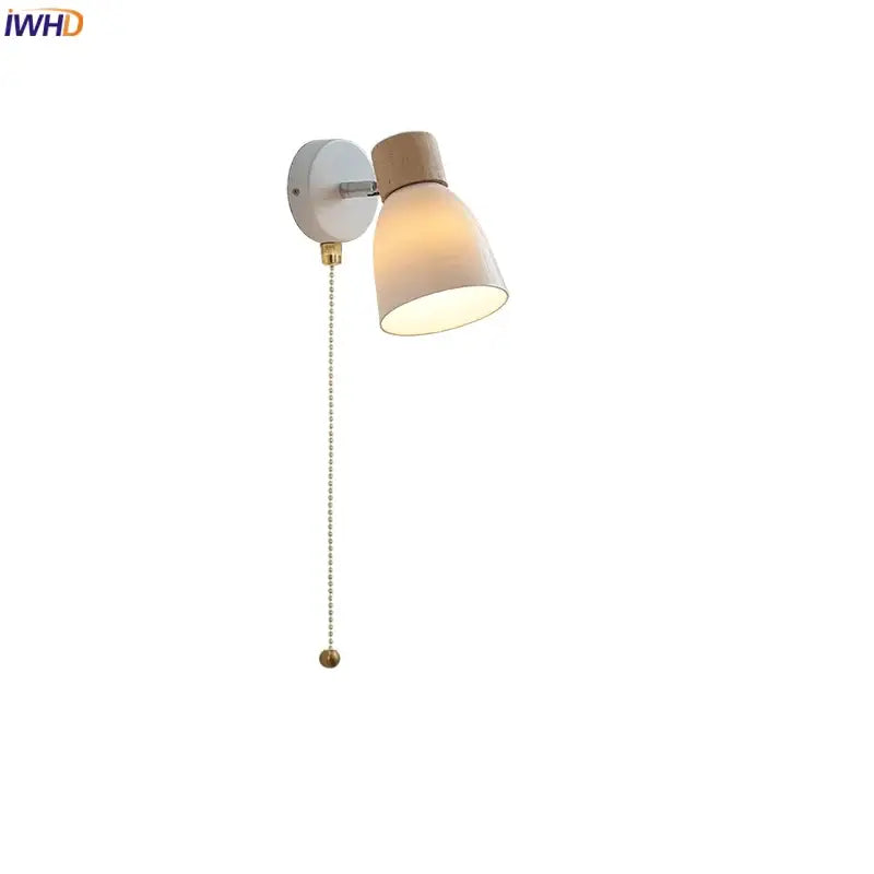 Iron Wood Wall Lamp