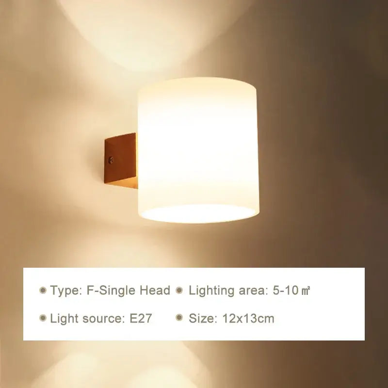 Wooden Wall Lamp