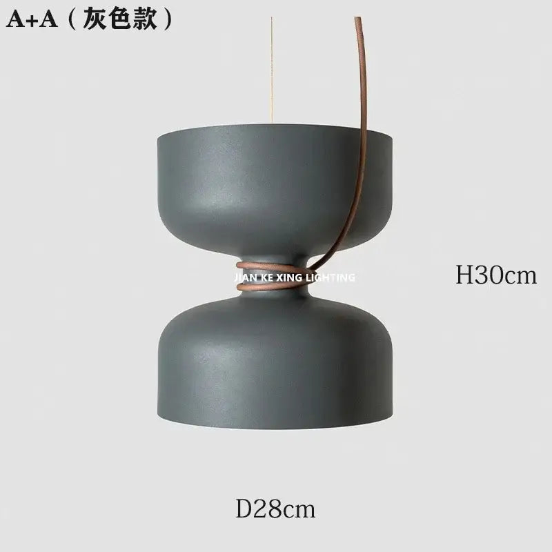 Black Forged Iron Minimalist Pendant Light