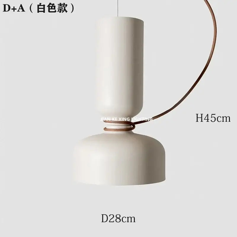 Black Forged Iron Minimalist Pendant Light