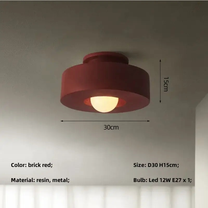 Black Round Ceiling Light