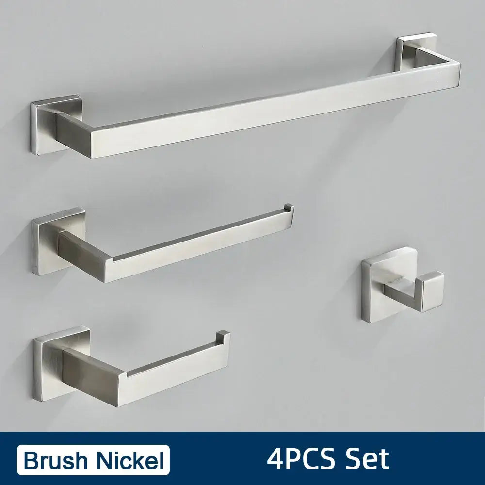 Black Steel Bathroom Set