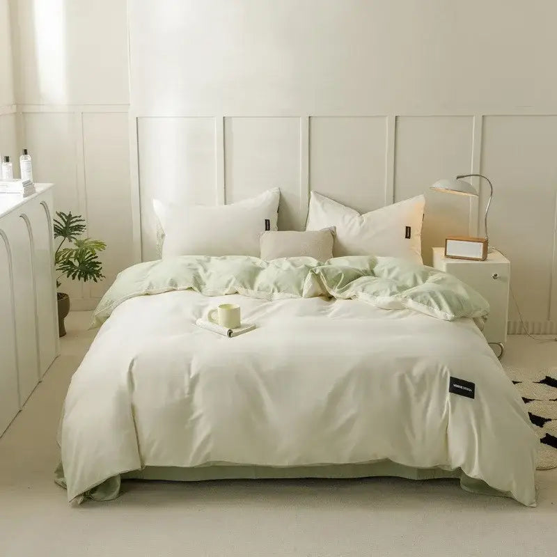 Mint Cotton Bedding Set