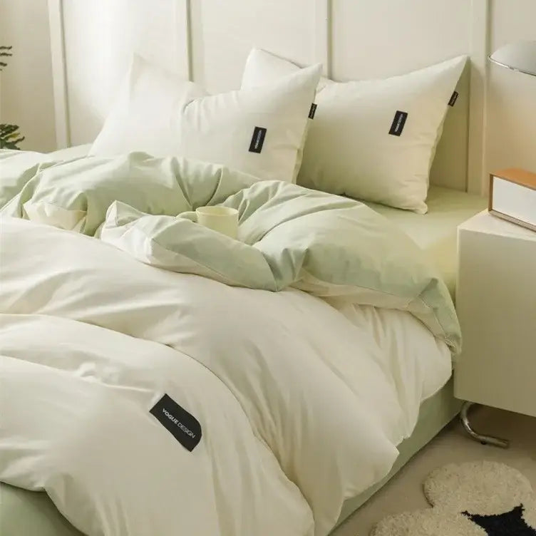 Mint Cotton Bedding Set