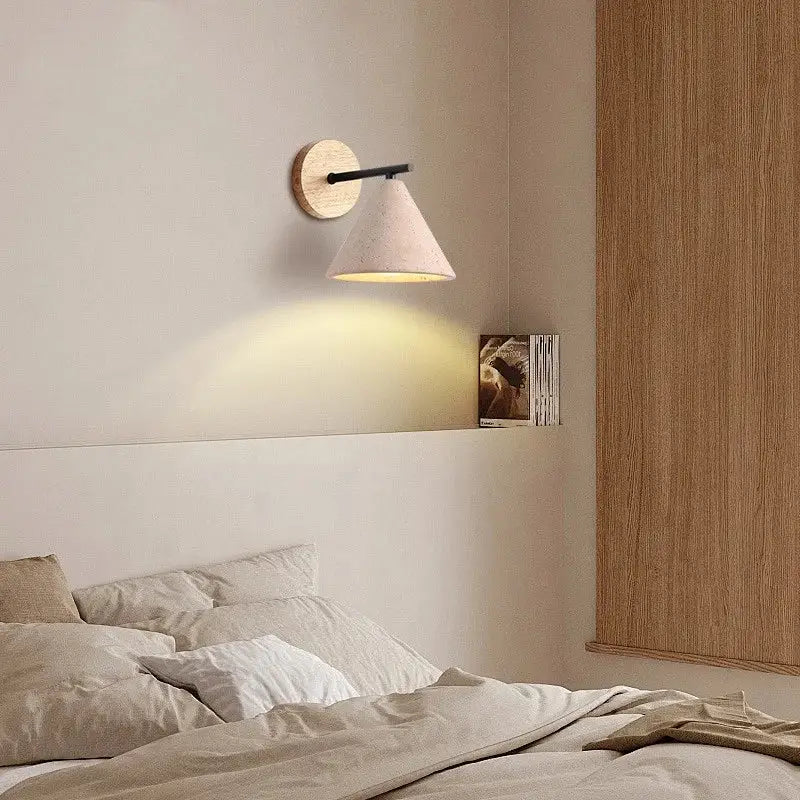 Yellow Travertine Wall Light