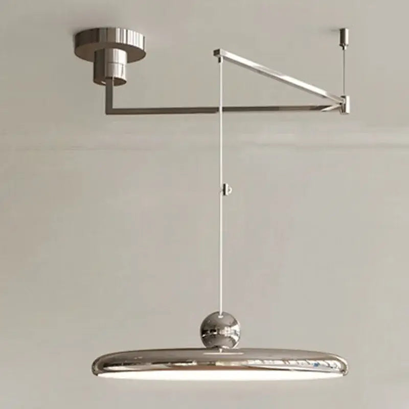 Cream Iron Pendant Light