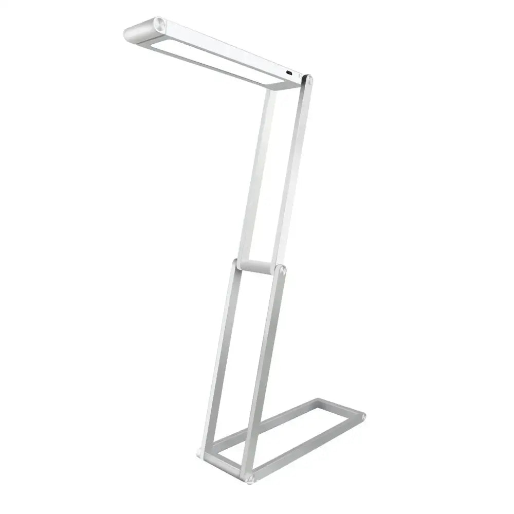 Silver Foldable LED Desk Lamp