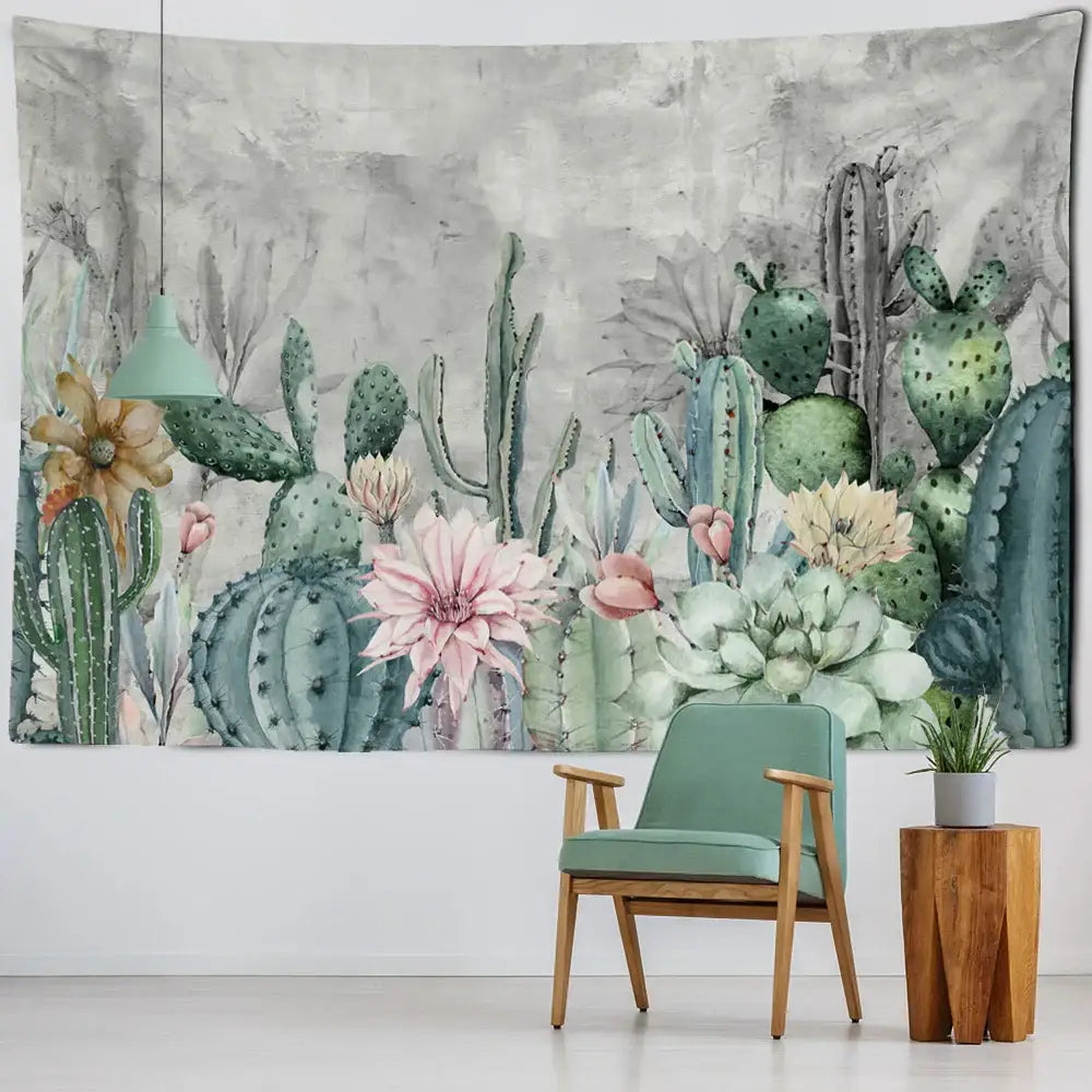 Cactus Plant Tapestry