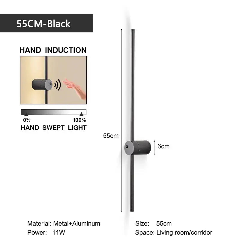 White LED Motion Wall Lamp