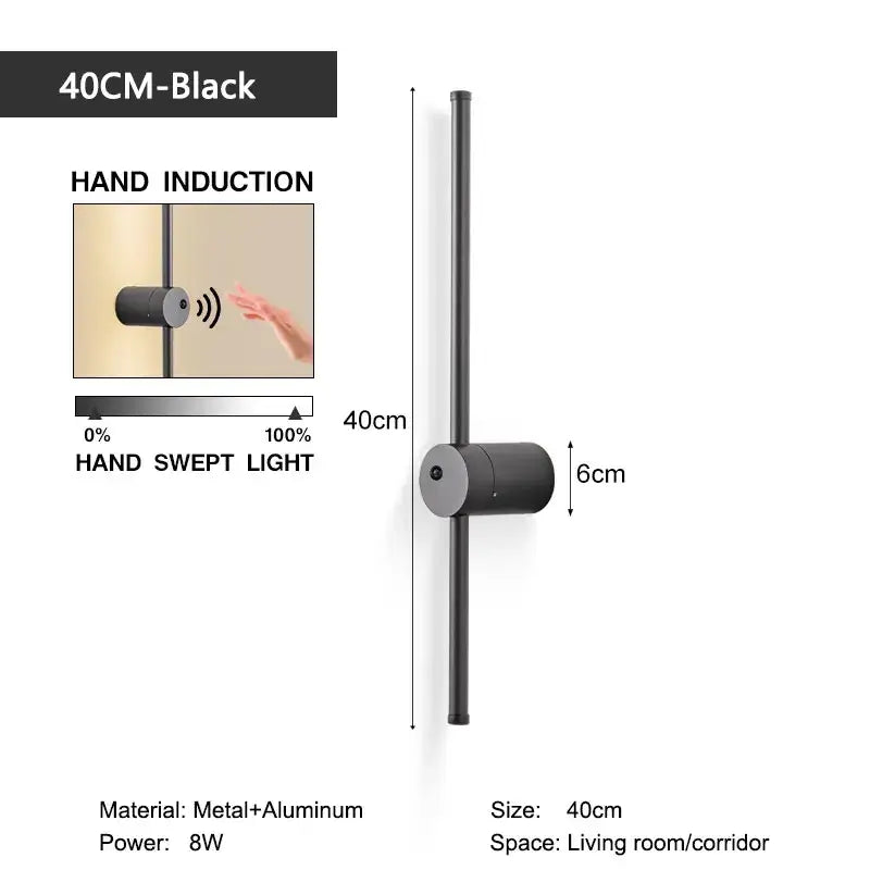 White LED Motion Wall Lamp