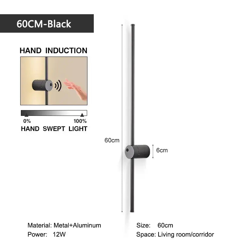 White LED Motion Wall Lamp