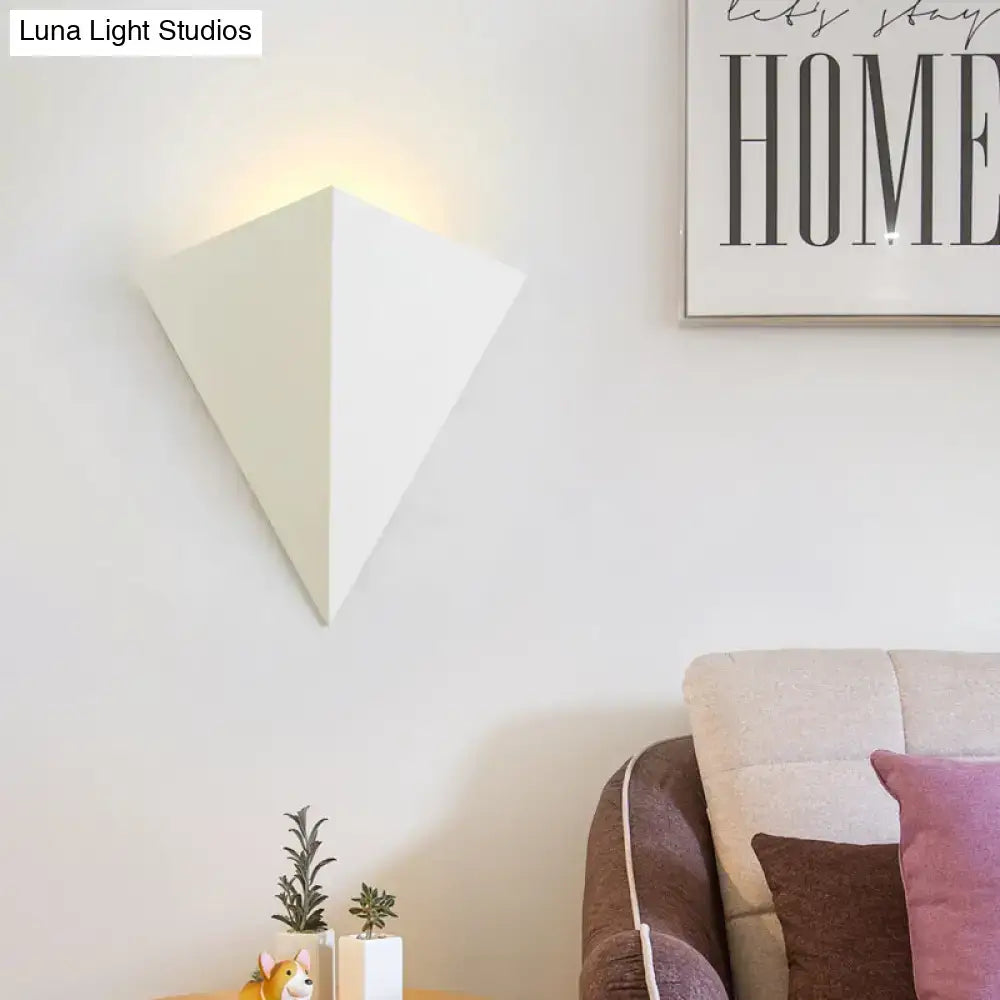 White Cone Wall Lamp