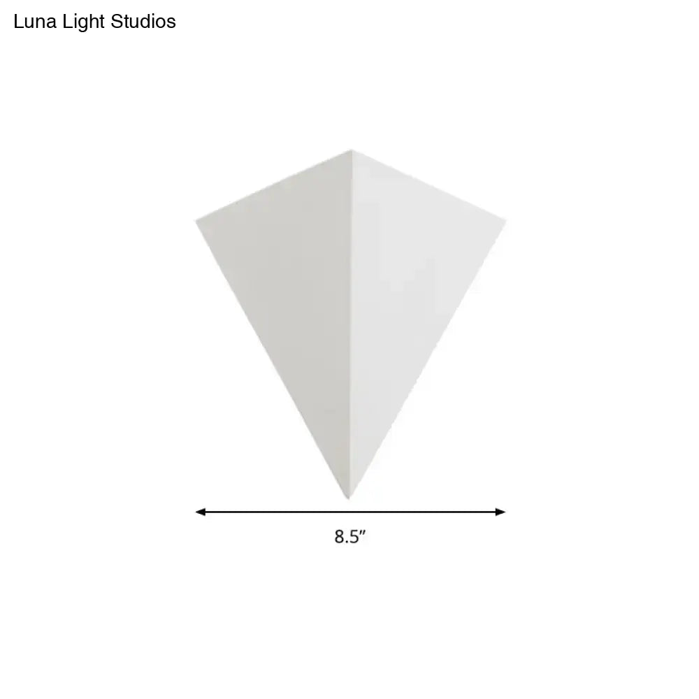 White Cone Wall Lamp