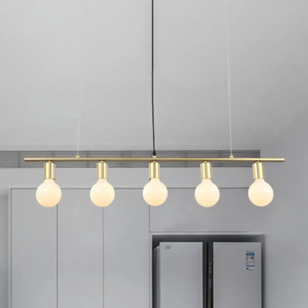 Gold Linear Island Light
