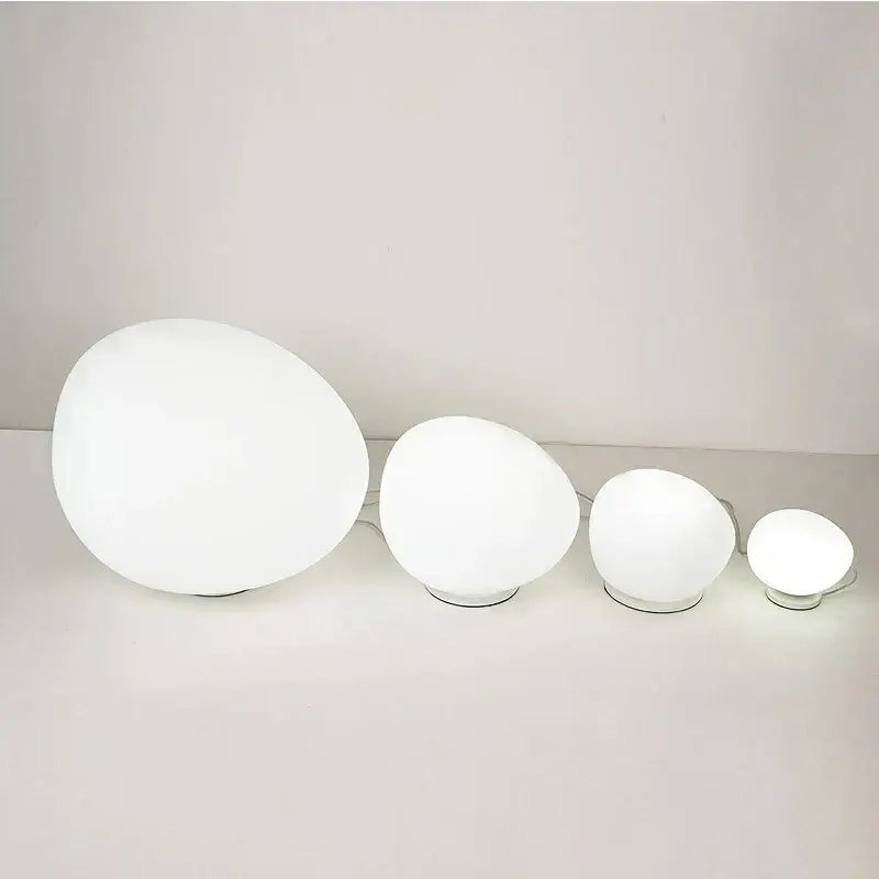 White Goose Egg Floor Lamp
