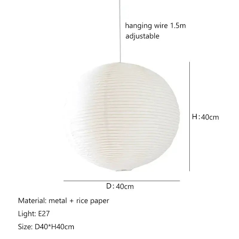 White Handwoven Pendant Lamp
