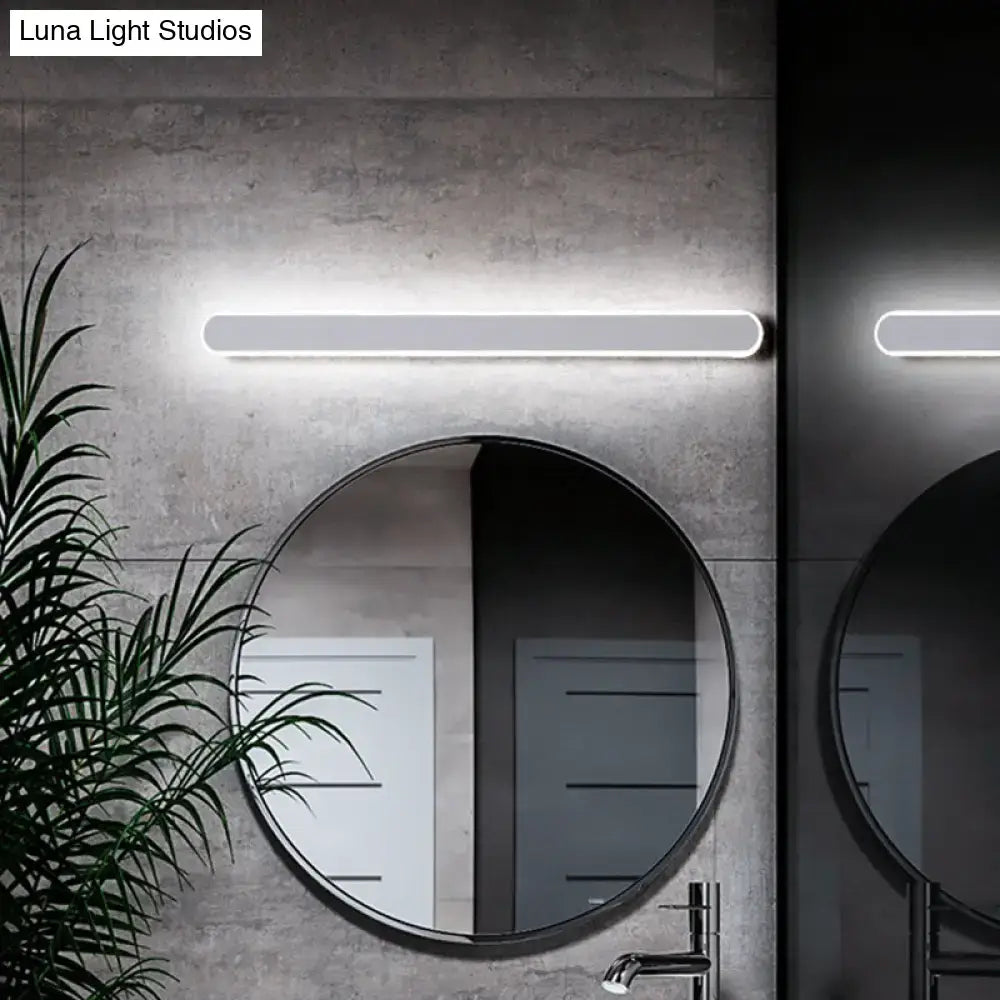 White LED Acrylic Vanity Sconce